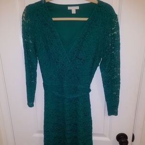 Emerald Lace Dress